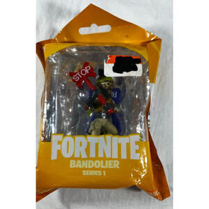 Epic Game Fortnite Bandolier Action Figure Series 1 No Shirt No Surrender NEW
